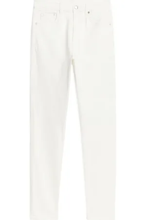 ARKET Ženy Úzké nohavice - SLIM Stretch Jeans - White