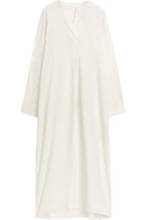 ARKET Linen Tunic Dress - White