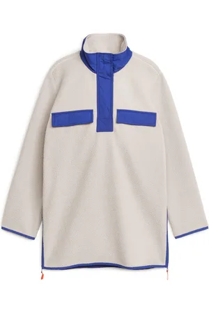 ARKET Colour Contrast Fleece Jacket - Beige