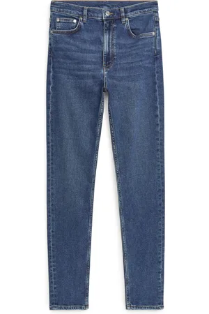 ARKET Ženy Úzké nohavice - SLIM Stretch Jeans - Blue