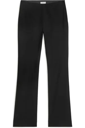 ARKET Cotton Stretch Trousers - Black