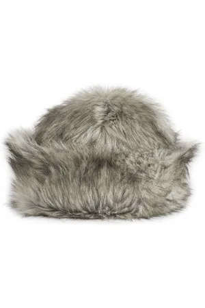 ARKET Ženy Klobouky - Faux Fur Hat - Beige