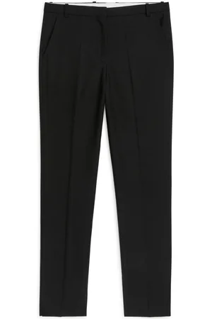 ARKET Full-Length Stretch Trousers - Black