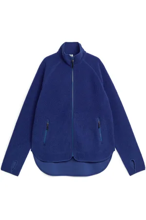 ARKET Ženy Fleecové - Fleece Zip Jacket - Blue