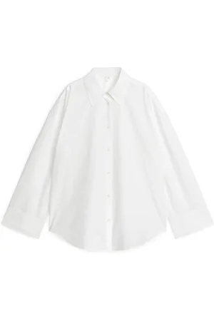 ARKET Relaxed Poplin Shirt - White