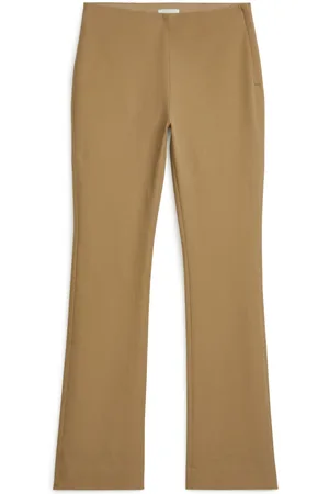 ARKET Cotton Stretch Trousers - Beige