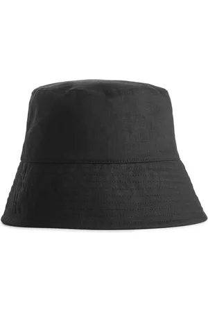 ARKET Linen Bucket Hat - Black