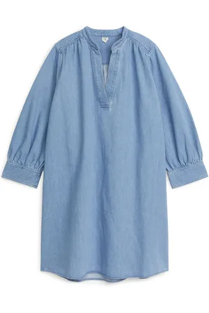 ARKET Cotton Tunic Dress - Blue