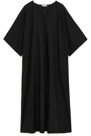 ARKET V-Neck Tunic Dress - Black