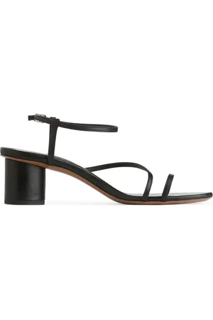ARKET Heeled Leather Sandals - Black