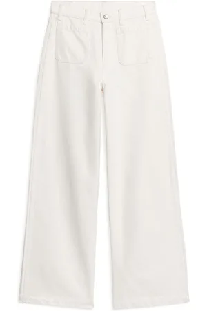 ARKET Ženy Bootcut - LUPINE High Flared Jeans - White