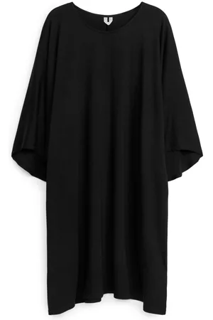 ARKET Ženy Volnočasové - Lyocell Jersey Dress - Black
