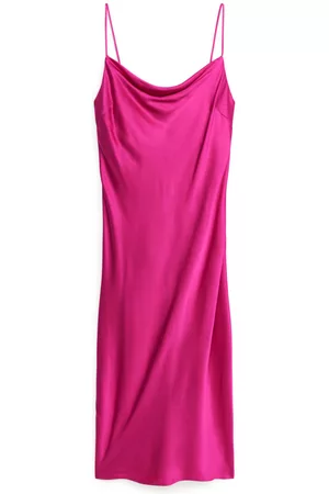 ARKET Ženy Volnočasové - Midi Slip Dress - Pink