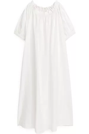 ARKET Ženy Letní - Off Shoulder Maxi Dress - White