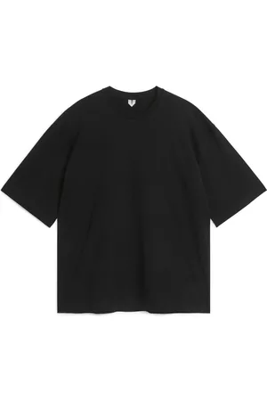 ARKET Muži Volnočasové - Oversized Lightweight T-Shirt - Black