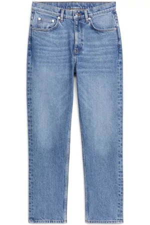ARKET Ženy Úzké nohavice - JADE CROPPED Slim Stretch Jeans - Blue