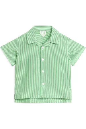 ARKET Doplňky - Seersucker Baby Resort Shirt - Green