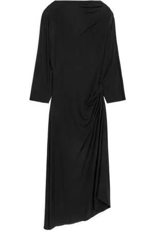 ARKET Ženy Asymetrické - Asymmetric Dress - Black