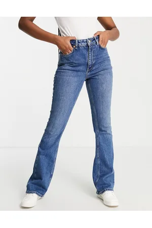 New Look 00's flare jeans in mid