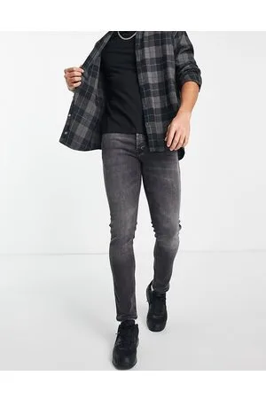 JACK & JONES Intelligence Glenn slim tapered fit jeans in wash