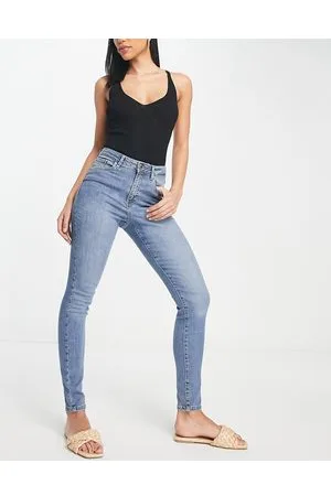 VERO MODA Skinny jean with high waist in light