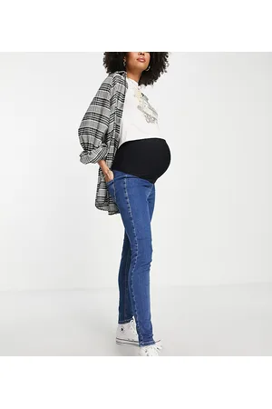 Topshop Joni over bump jeans in mid