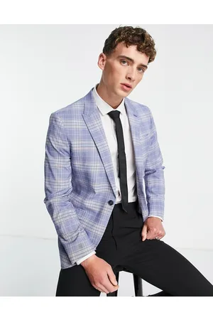 Ben Sherman Skinny check suit jacket in