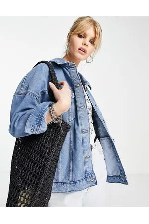 ONLY Oversized denim jacket in medium