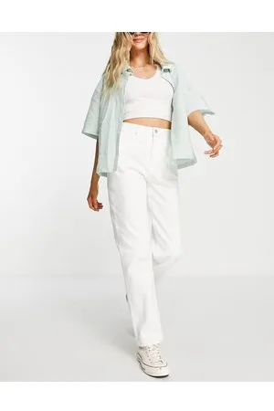 Miss Selfridge High rise relaxed dad jeans in