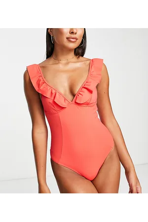 Accessorize Ruffle shaping swimsuit in