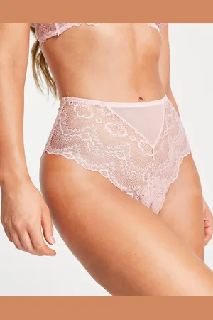ASOS Rosie lace high waisted knicker in blush
