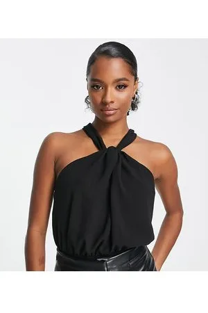 ASOS ASOS DESIGN Petite knot back body with detail in