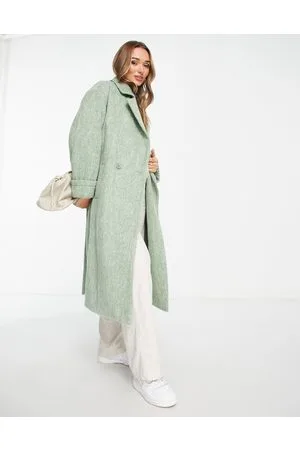 ASOS Smart wool mix brushed coat in soft