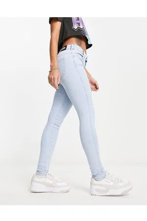 Dr Denim Lexy super skinny mid rise jeans in light wash
