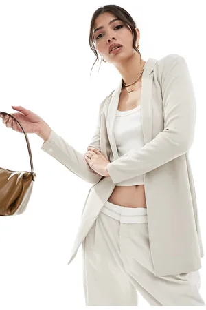 JDY Lightweight blazer in stone
