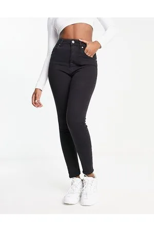 Bershka High waist skinny jean in