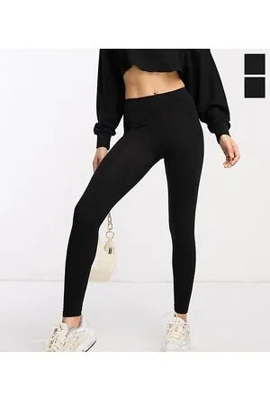 ASOS ASOS DESIGN Petite 2 pack leggings in