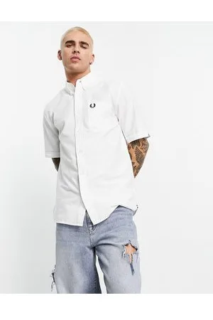 Fred Perry Short sleeve oxford shirt in