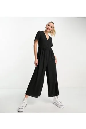 ASOS ASOS DESIGN Tall short sleeve tea jumpsuit in