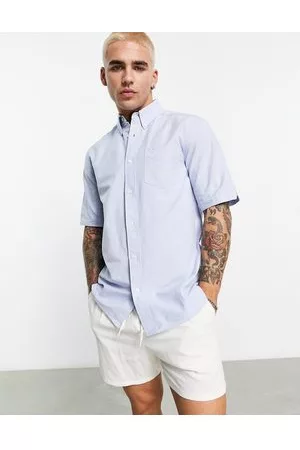 Fred Perry Short sleeve oxford shirt in light