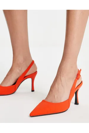 ASOS Ženy Lodičky - Samber slingback stiletto heels in orange