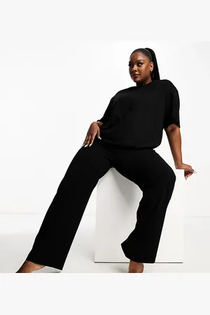 ASOS ASOS DESIGN Curve mix & match cotton pyjama trouser in