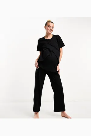 ASOS ASOS DESIGN Maternity mix & match cotton pyjama trouser in