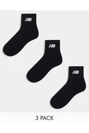 New Balance Logo mid sock 3 pack in