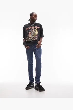 Topman Skinny jeans in mid wash