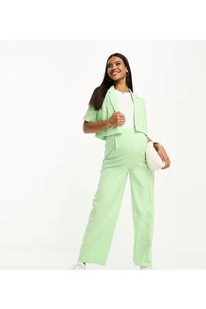 Mamalicious Maternity wide leg Jumpsuit in black