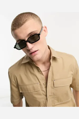 Le Specs Pilferer sunglasses with green lens in