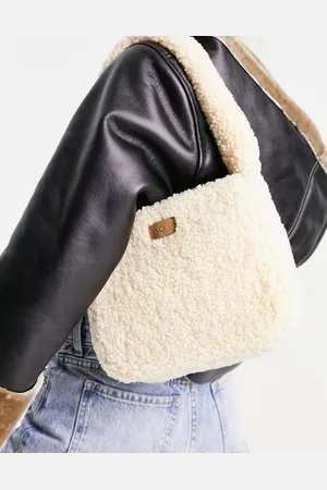 UGG Edalene sherpa shoulder bag in cream