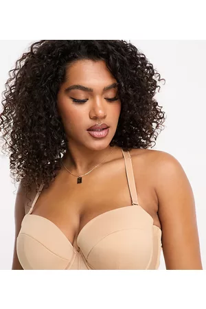 Ivory Rose Lingerie Ivory Rose Curve strapless multiway bra in beige