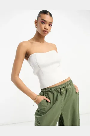 ASOS Knitted bandeau top in